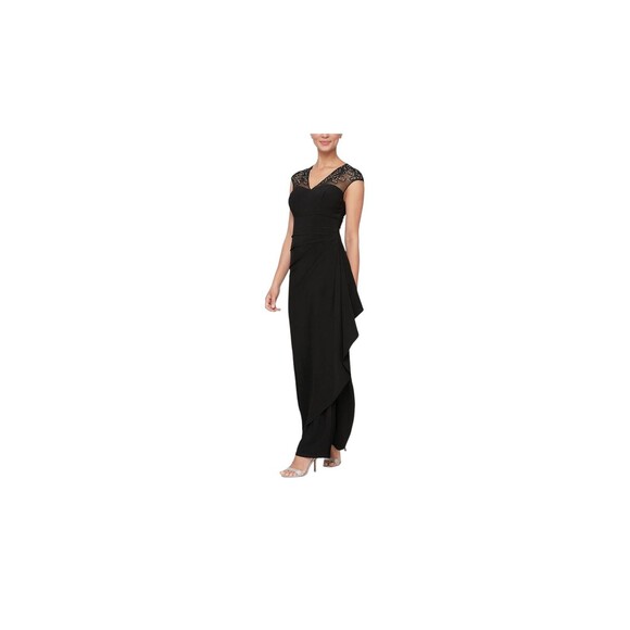 Alex Evenings Women's Long Dress with Front Detail 10P - Picture 1 of 6